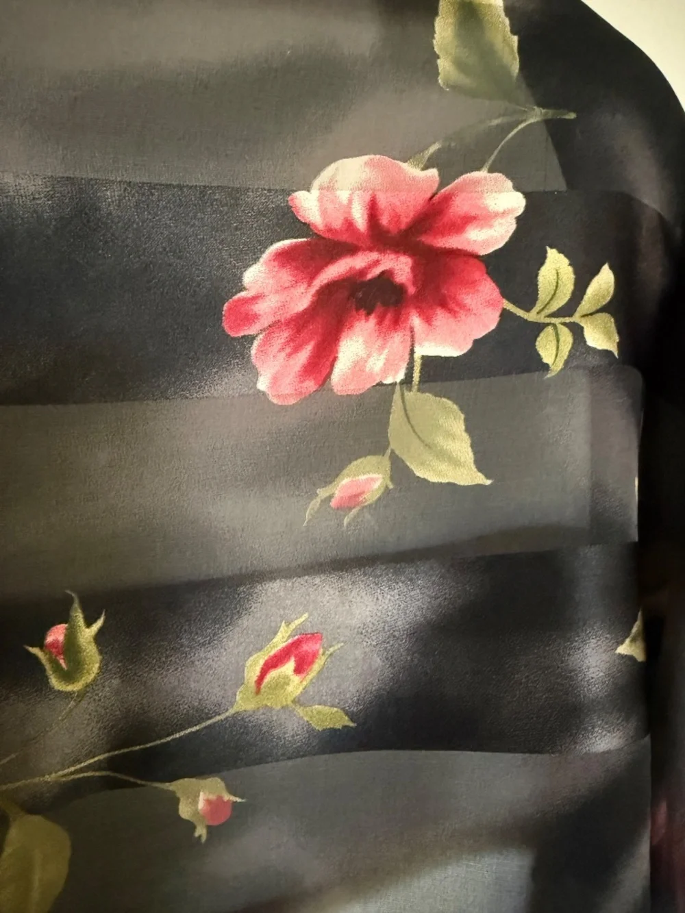 Beautiful Laura Ashley 100% Silk Scarf